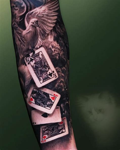 Winning Hand: Unleash Your Luck with Play Your Cards Right Tattoo